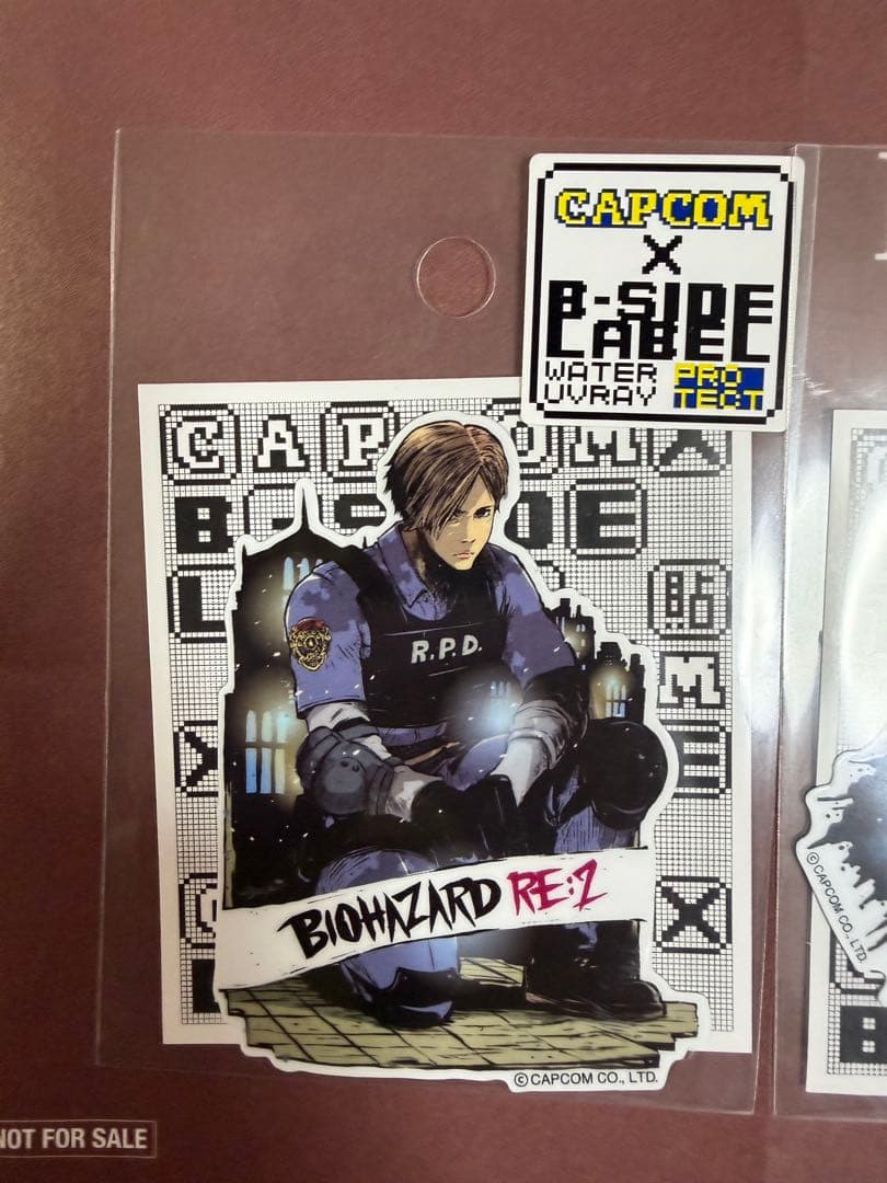 CAPCOM×B-SIDE LABELステッカー バイオハザード エイダ レオン
