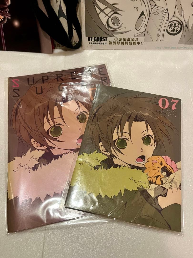 07-GHOST グッズセット 直筆サイン＋イラスト入り複製原画