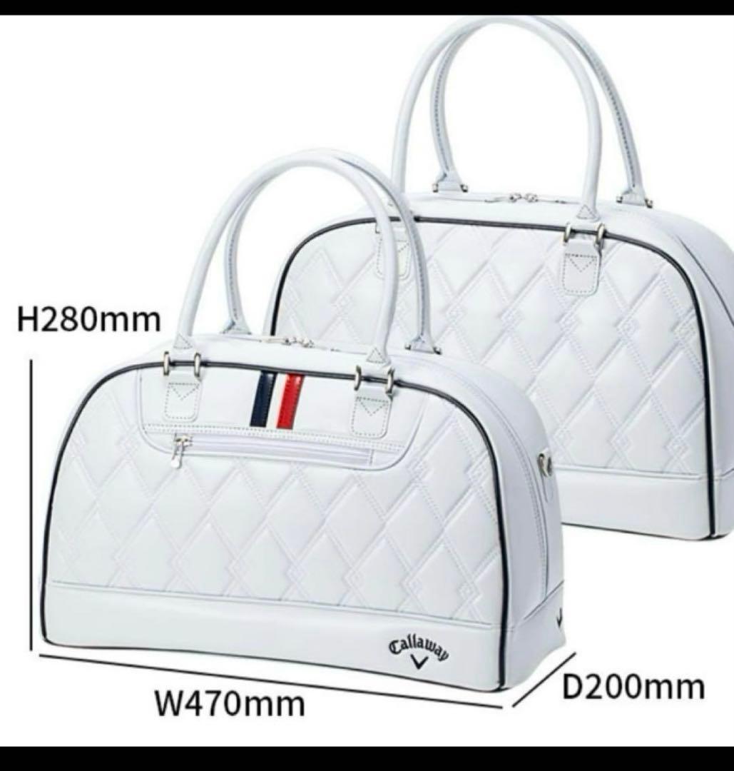 美品！Callaway ゴルフバッグ ロッカーバッグ ホワイト