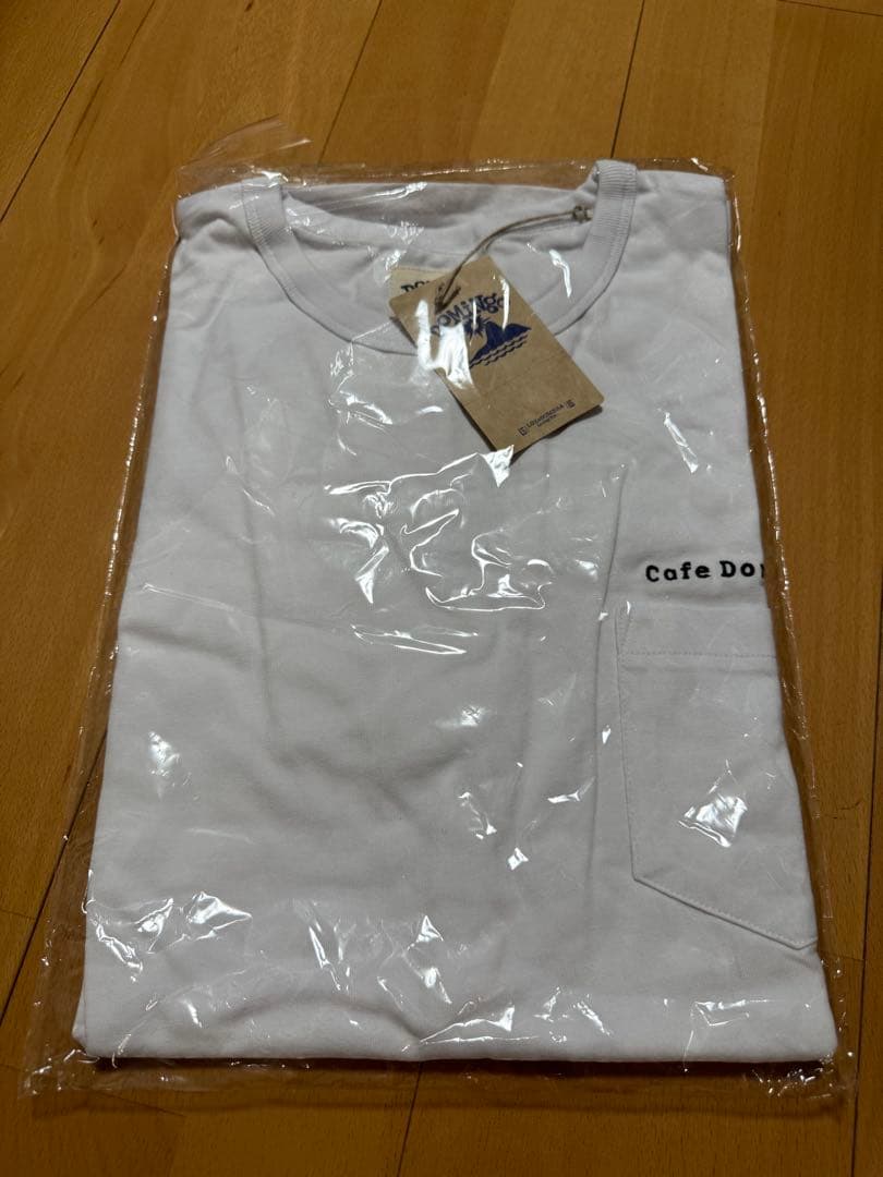 DOMINGO POCKET ROUND TEE（L,WHT）