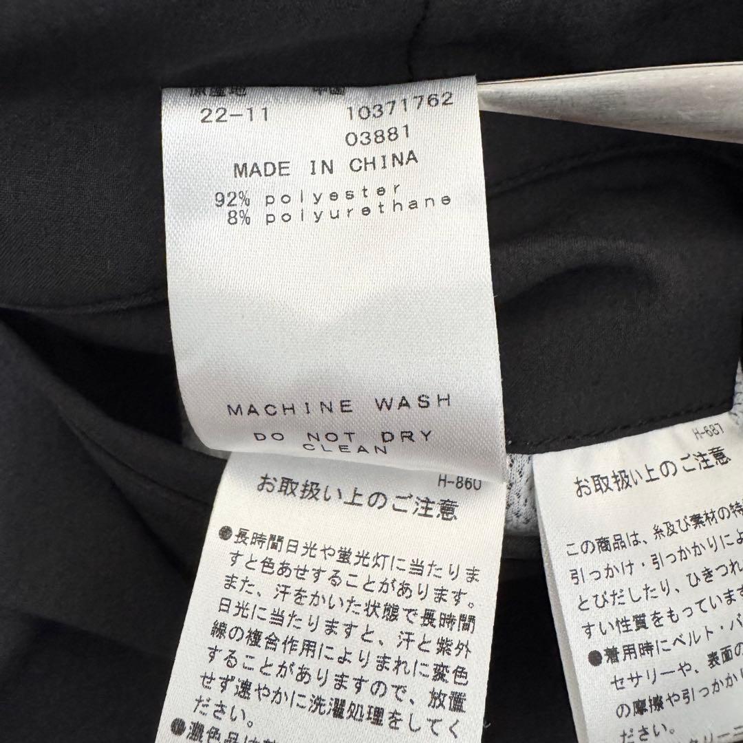 ジャックバニー 2WAYストレッチ 二重織りパンツ ブラック ゴルフ レディース