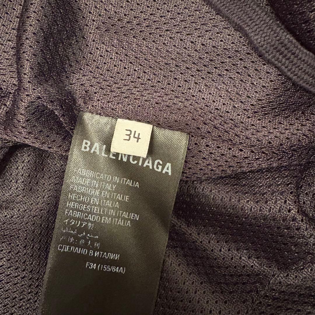 adidas BALENCIAGAストライプ 黒 ジャージパンツ