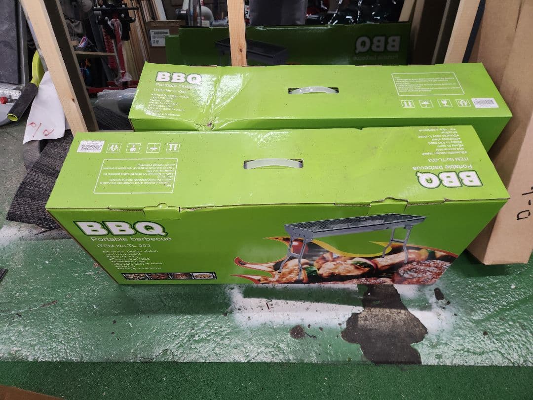 新品　２個セット　バーベキューグリル　折り畳み
