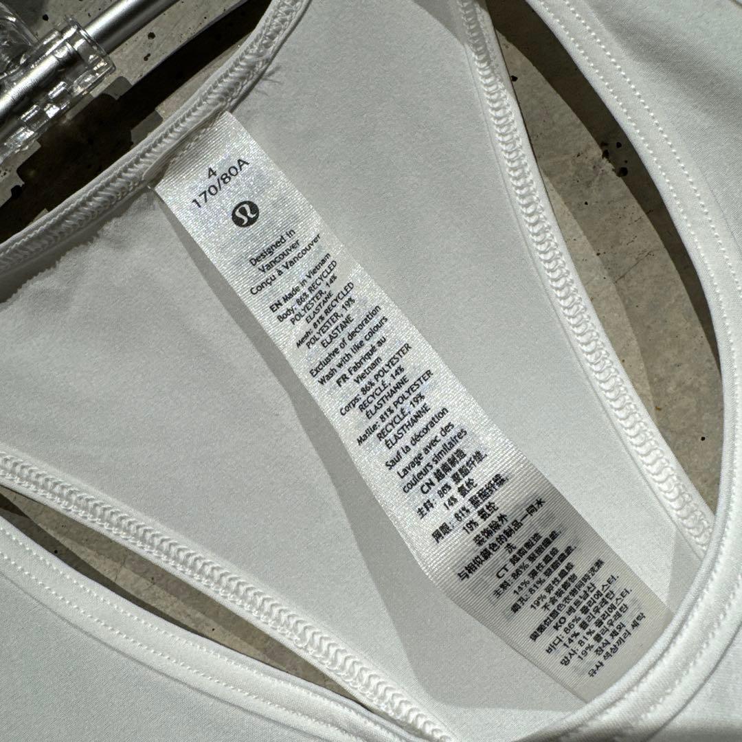 入手困難Lululemon Side Pleats Tennis Tank