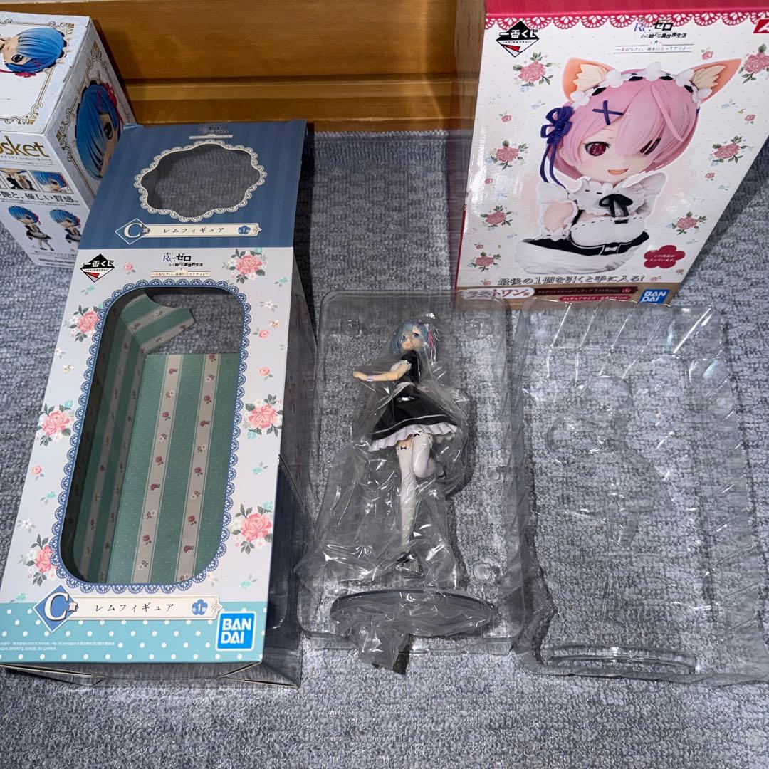 リゼロ　Re:ゼロから始める異世界生活　フィギュアセット