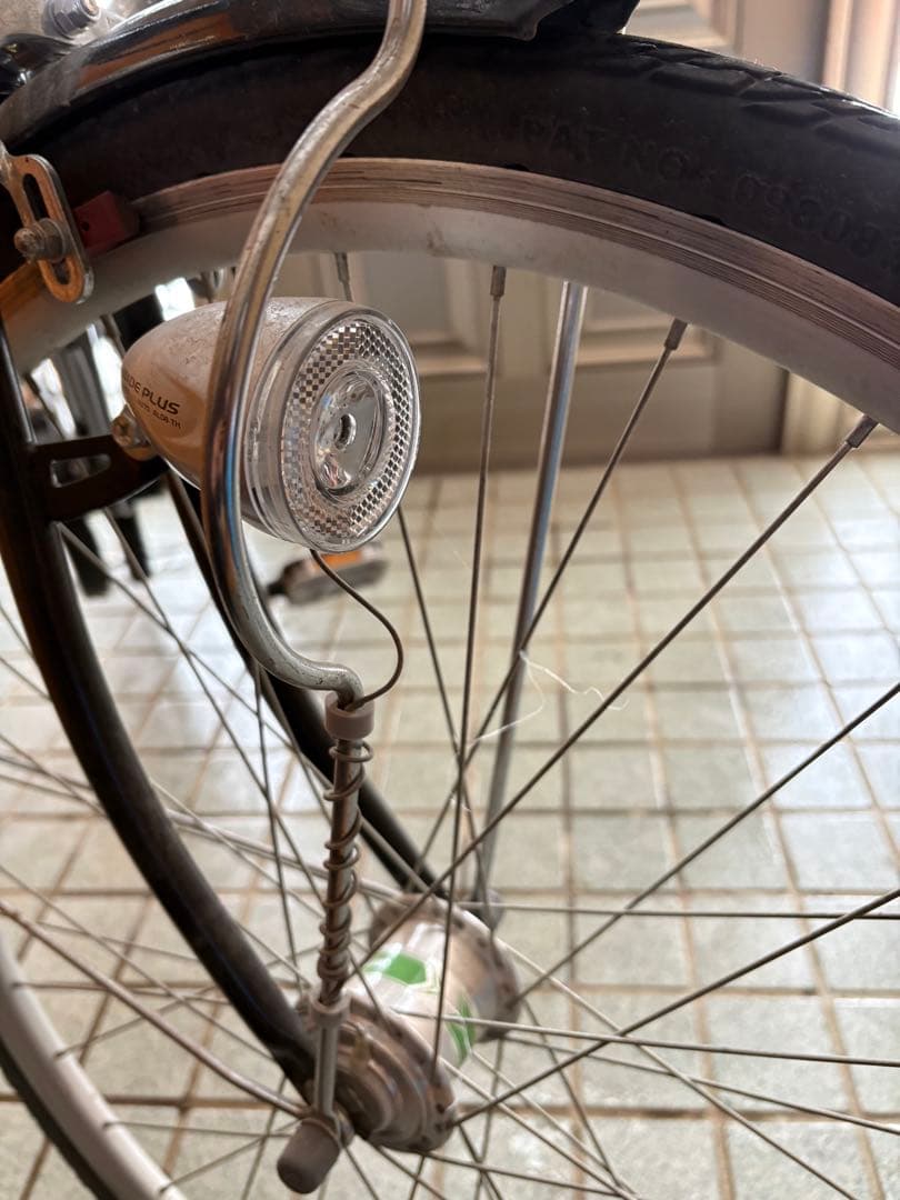 【手渡し限定】ノーパンク自転車 タナス 6段変速 BAA適合 岩見沢市