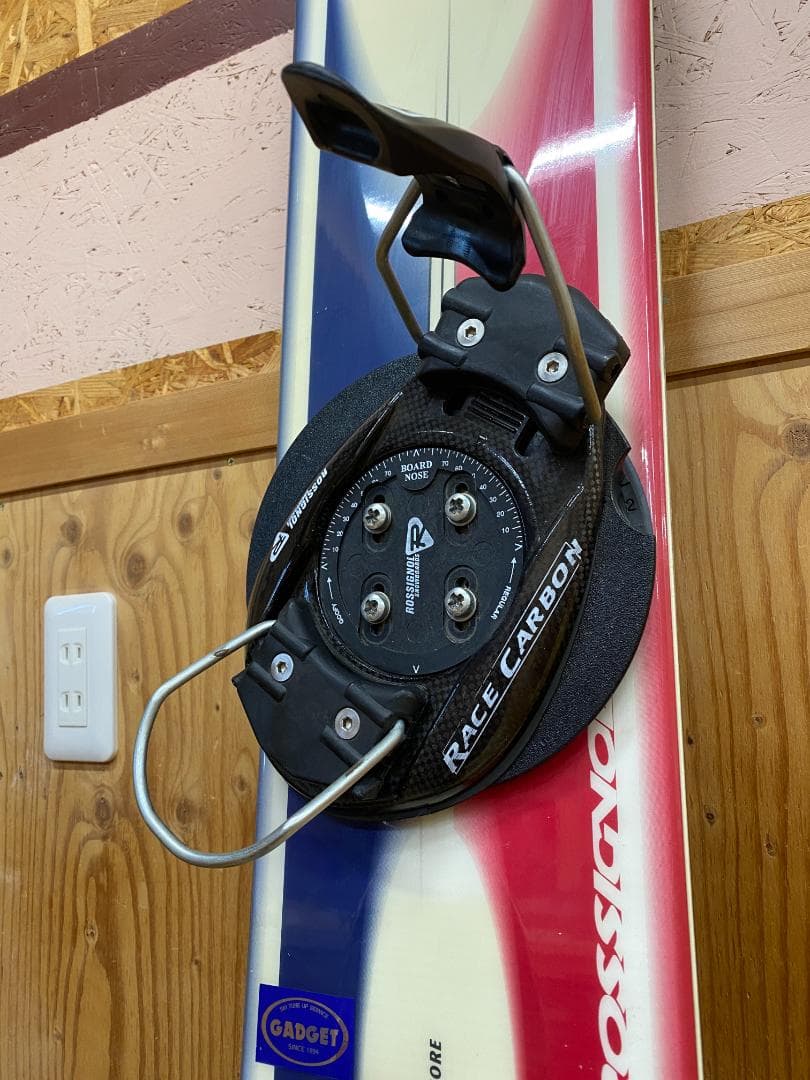 ROSSIGNOL 往年の名作アルペンボード カントプレートビンディング付き