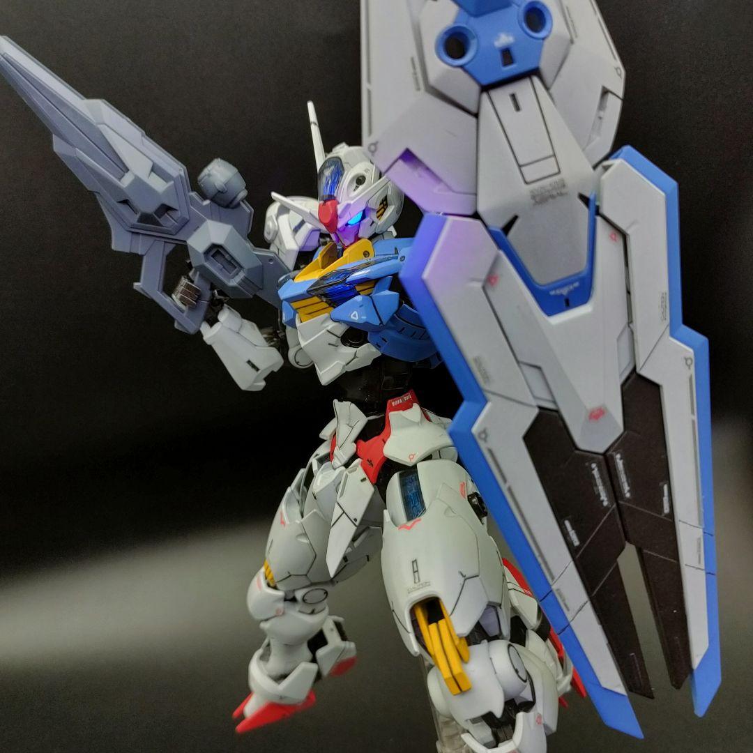 水星の魔女　ガンダムエアリアル　フルメカニクス　スコアシックス　【全塗装完成品】