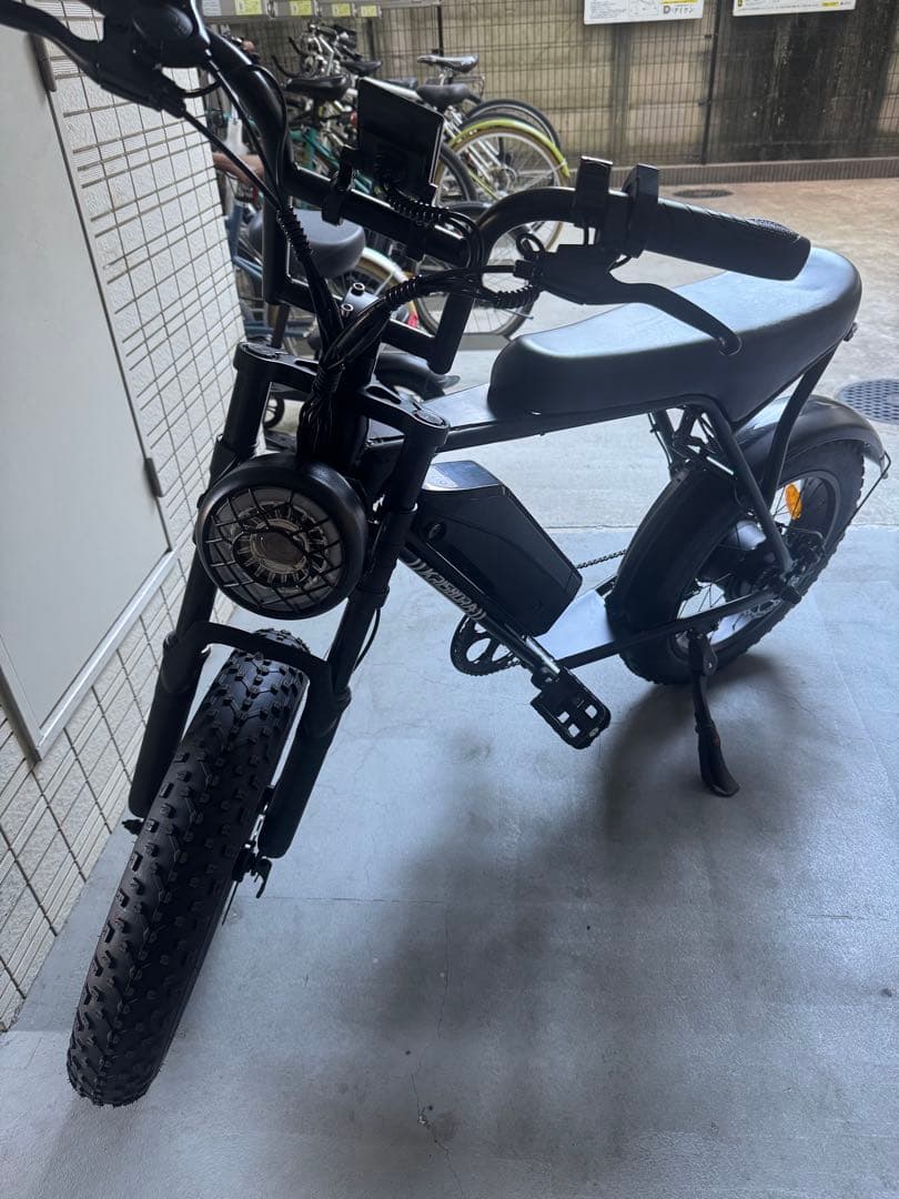 電動アシスト自転車 ブラック 引き取り限定