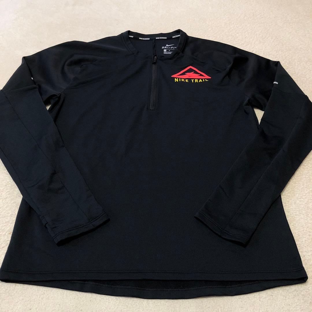 NIKE TRAIL ナイキトレイル ハーフジップ 長袖 ランニングトップ　M