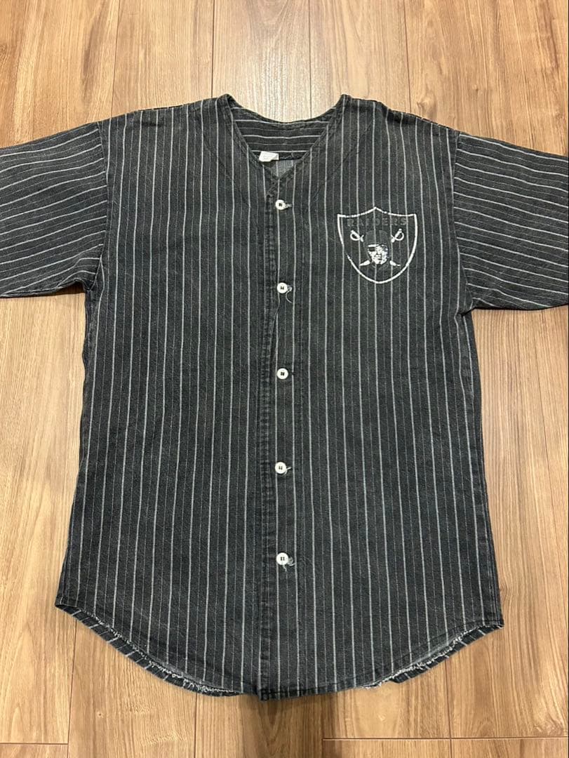USA製　レイダース　シャツ　vintage Los Angeles フェード