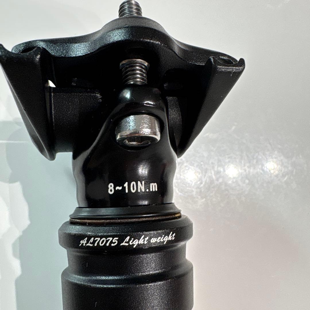 【レバー付】ドロッパーシートポスト30.9mm 125mm 内装式 ケーブル内蔵