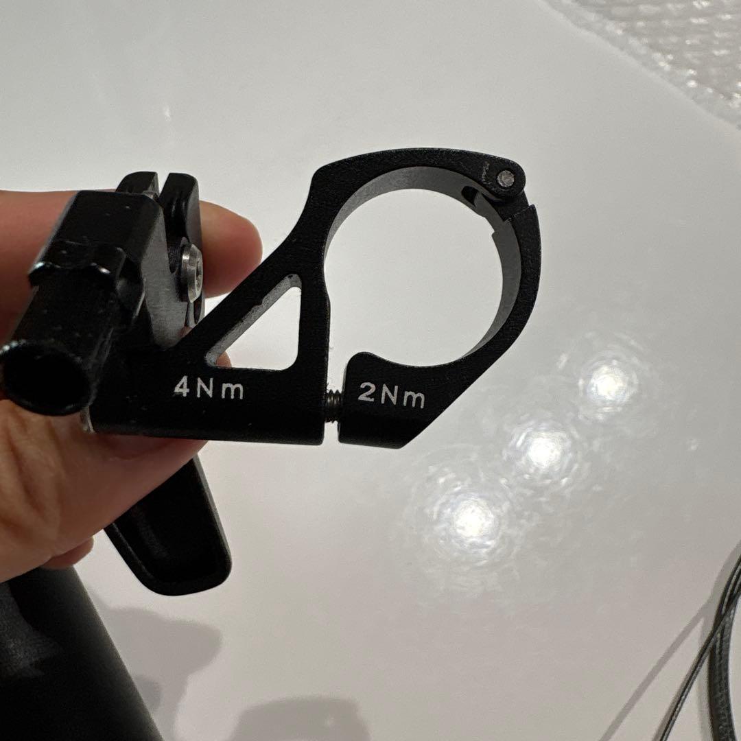 【レバー付】ドロッパーシートポスト30.9mm 125mm 内装式 ケーブル内蔵
