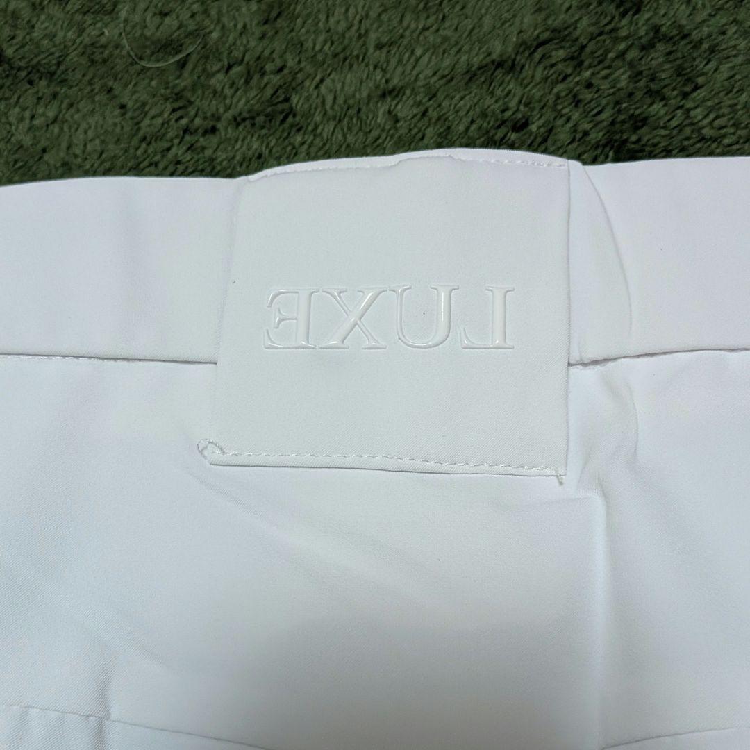 【新品】 LUXEAKMPLUS 接触冷感 ロングパンツ XLサイズ ホワイト