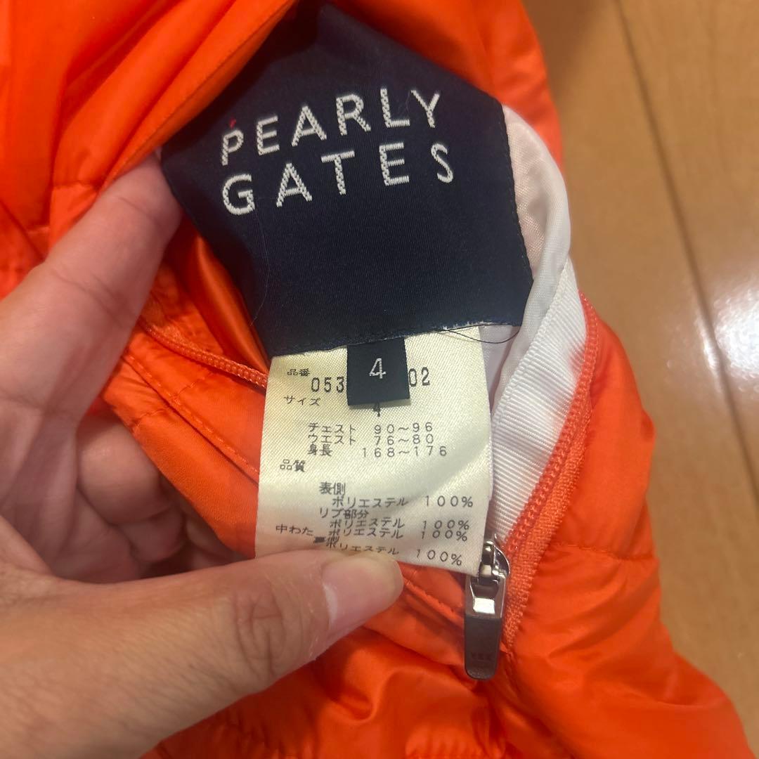 PEARLY GATES ⭐︎リバーシブル 中綿入りジャケット　メンズ サイズ4