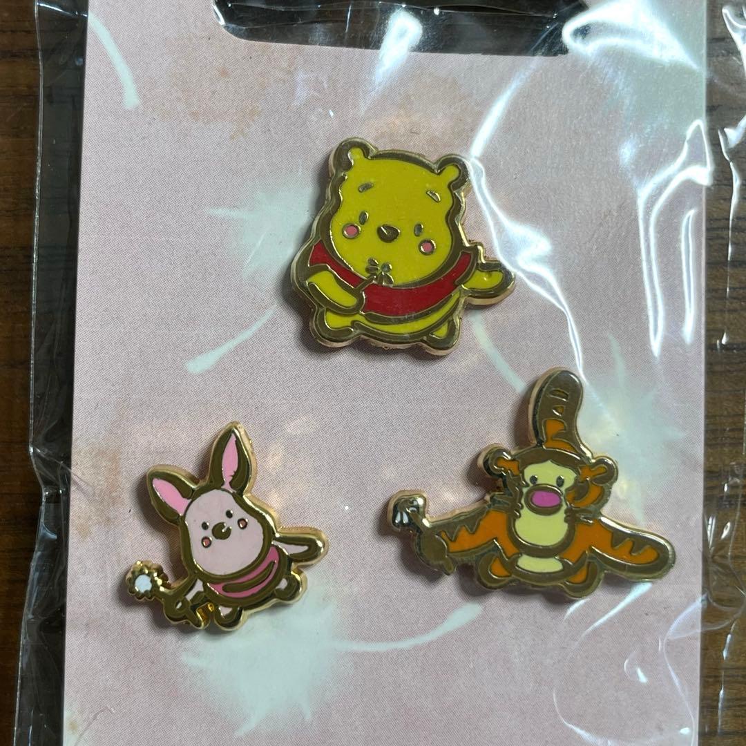 ディズニー　プーさん　たんぽぽぷー　ピンバッジ 5種セット　新品未使用