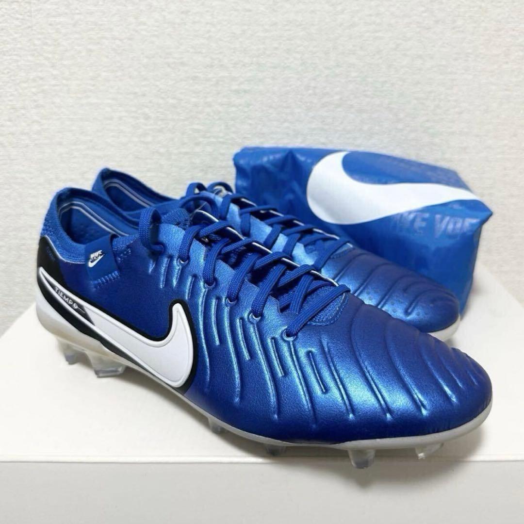 ナイキ 28.5 レジェンド 10 エリート スパイク サッカー FG 靴 青