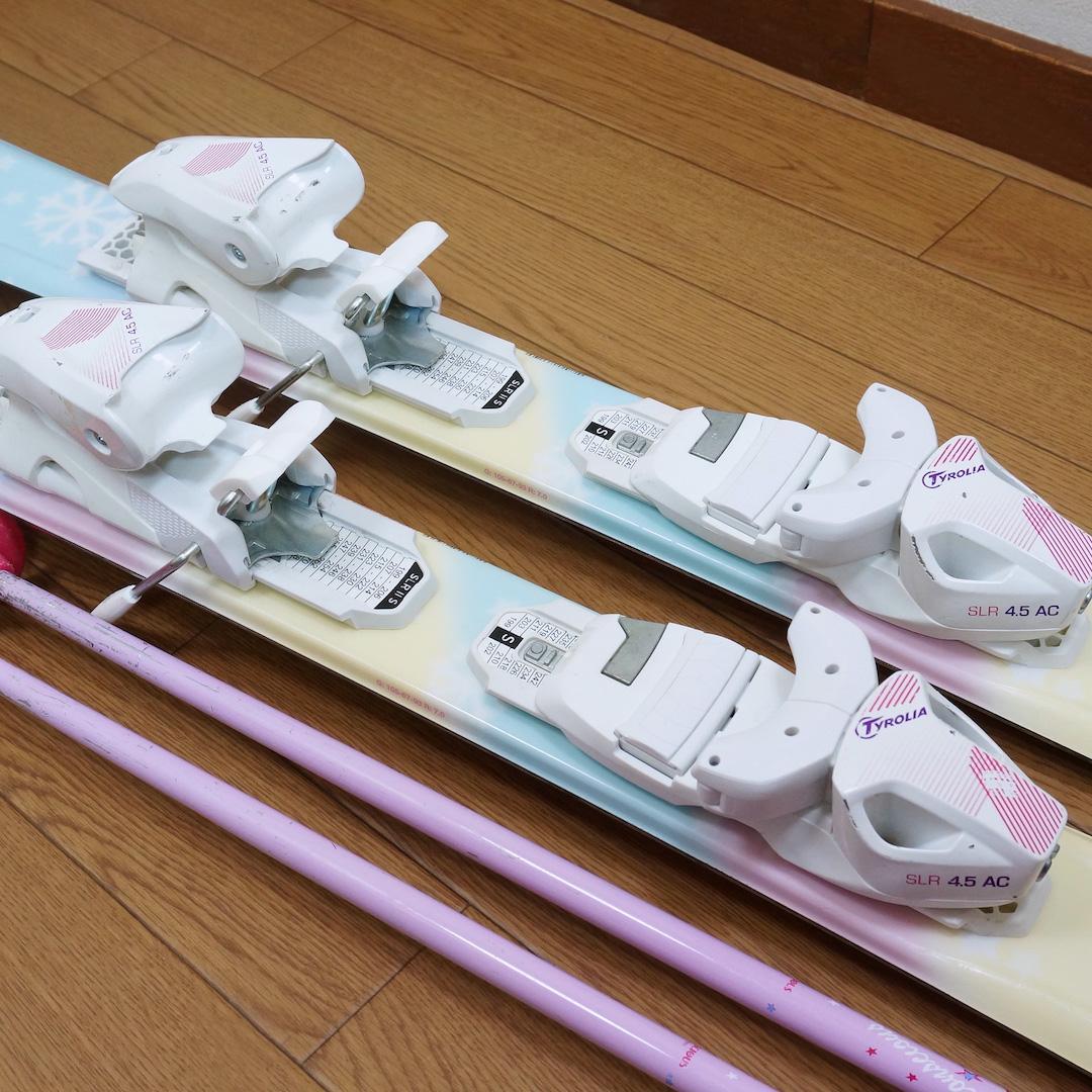 メンテ済 110cm 靴21cm PURE CONSCIOUS スキーセット