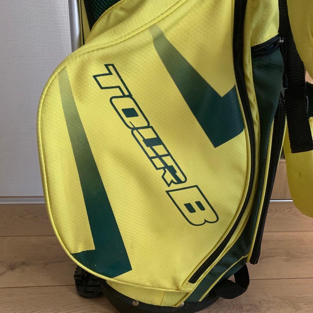 ブリヂストン CBG77U キャディバッグ TOUR B イエロー×グリーン