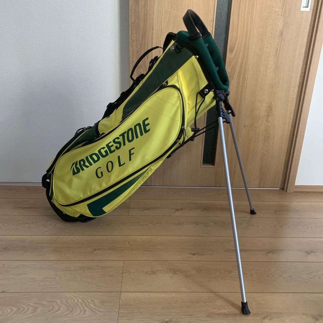 ブリヂストン CBG77U キャディバッグ TOUR B イエロー×グリーン