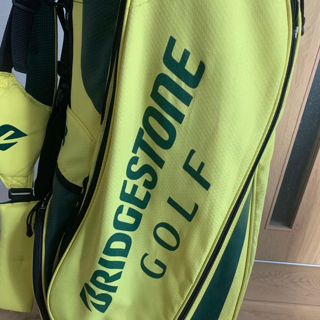 ブリヂストン CBG77U キャディバッグ TOUR B イエロー×グリーン
