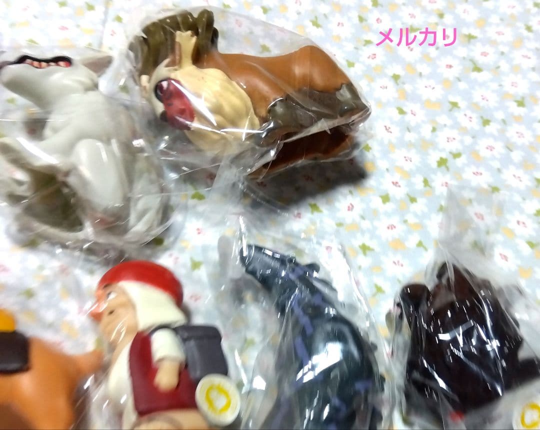 ジブリ指人形まとめ売り　もののけ姫１１種