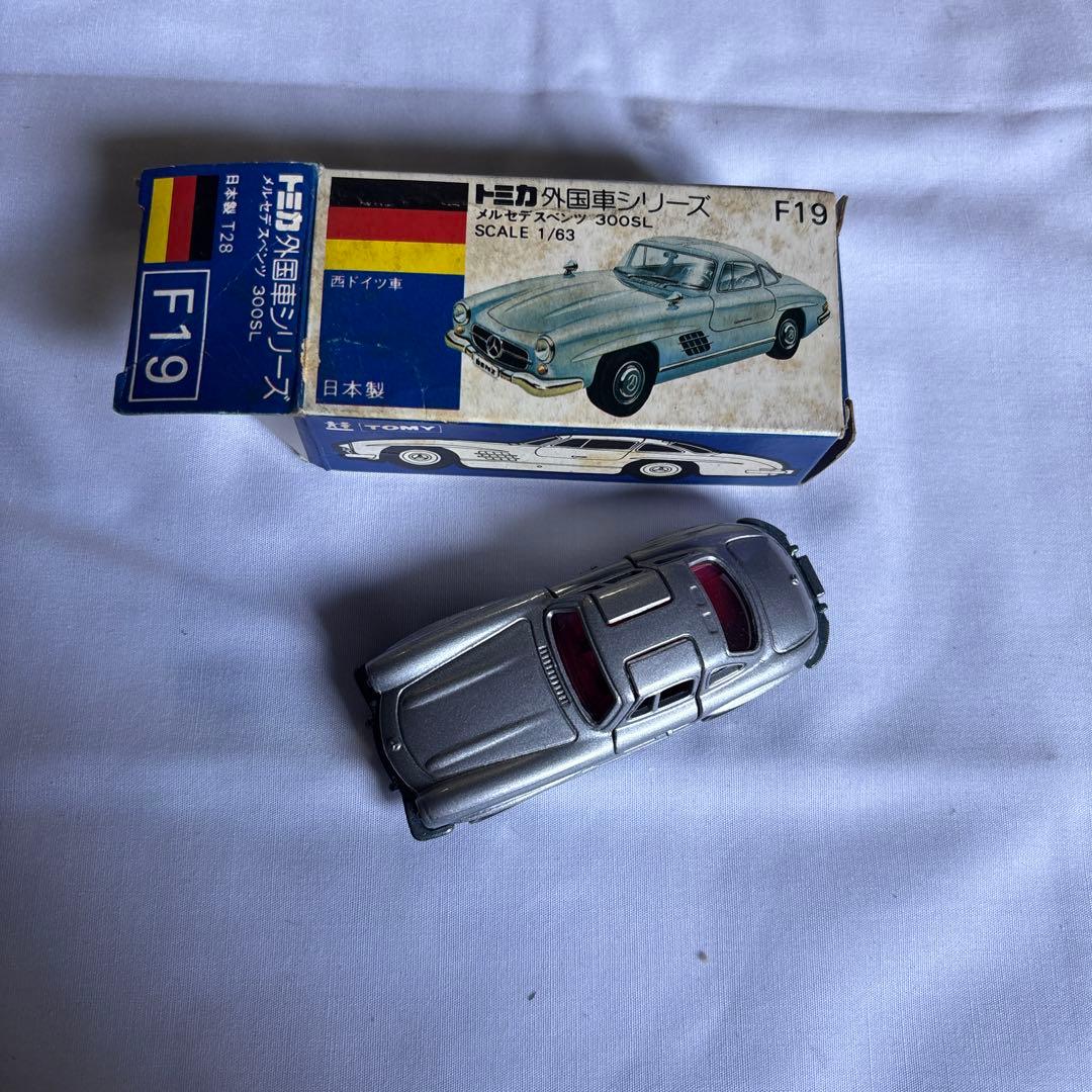 トミカ 外国車シリーズ F19 メルセデス・ベンツ 300SL 日本製 箱付き