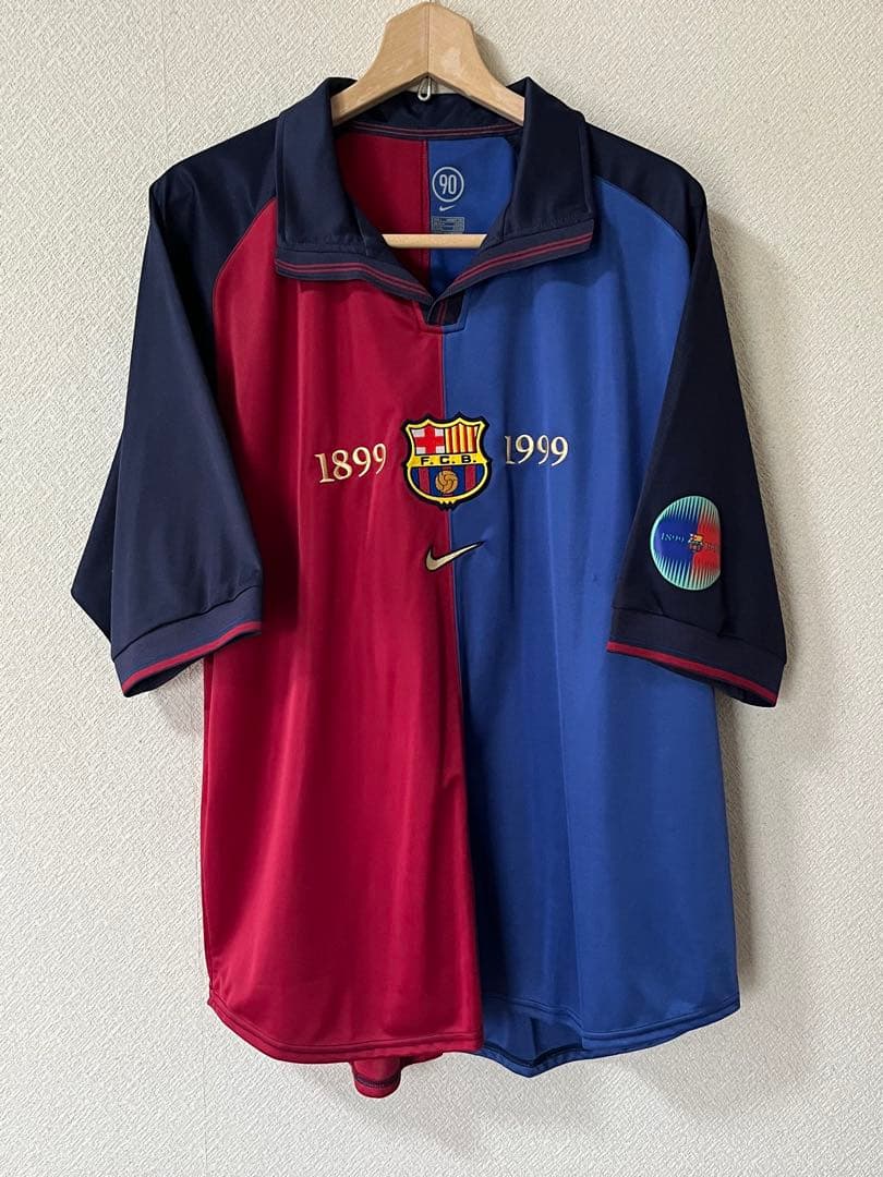 FCバルセロナ 100周年 復刻ユニフォーム トータル90マーク　正規品
