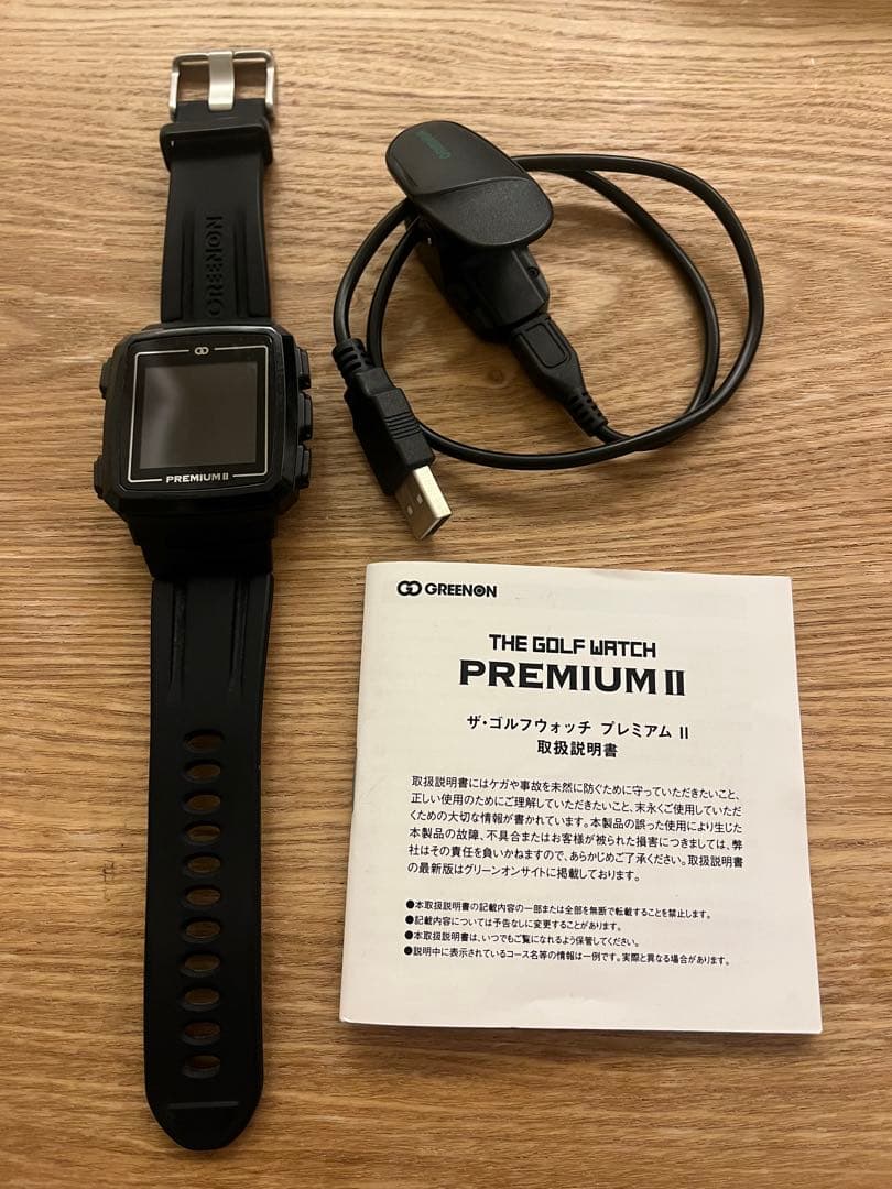 【美品】THE GOLF WATCH PREMIUM II GREENON