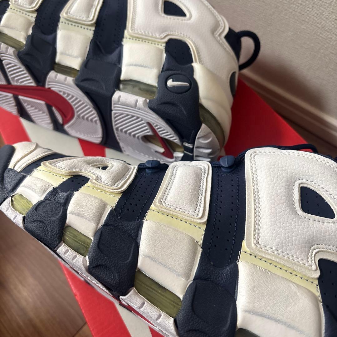 Nike Air More Uptempo オリンピック#8 ホワイト/ネイビー