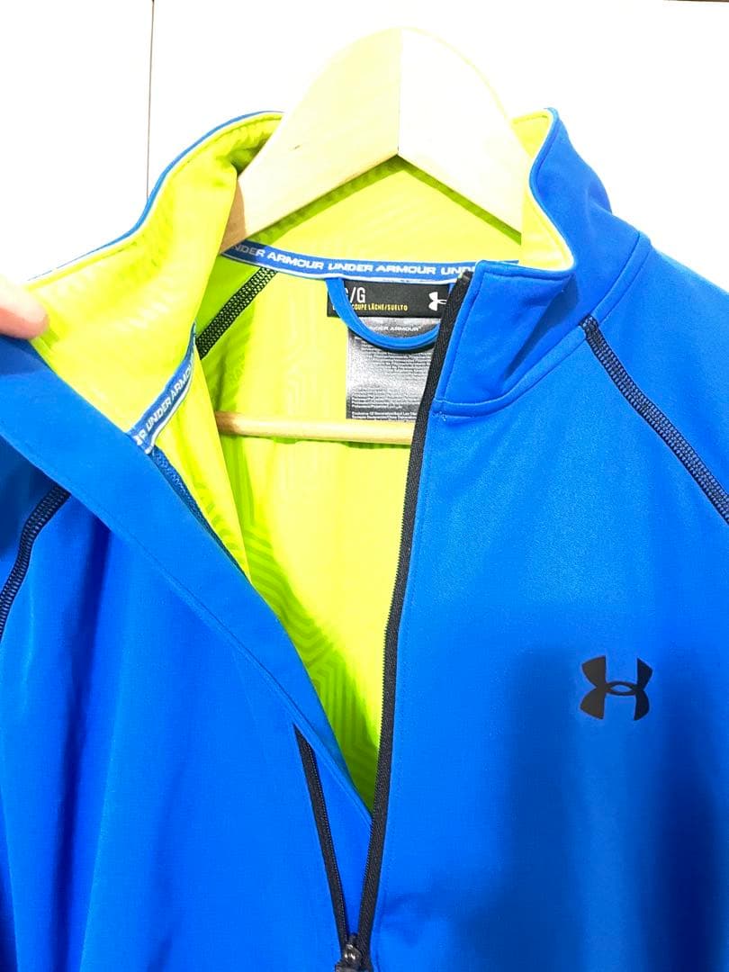 Under Armour ハーフジップジャケット M 青