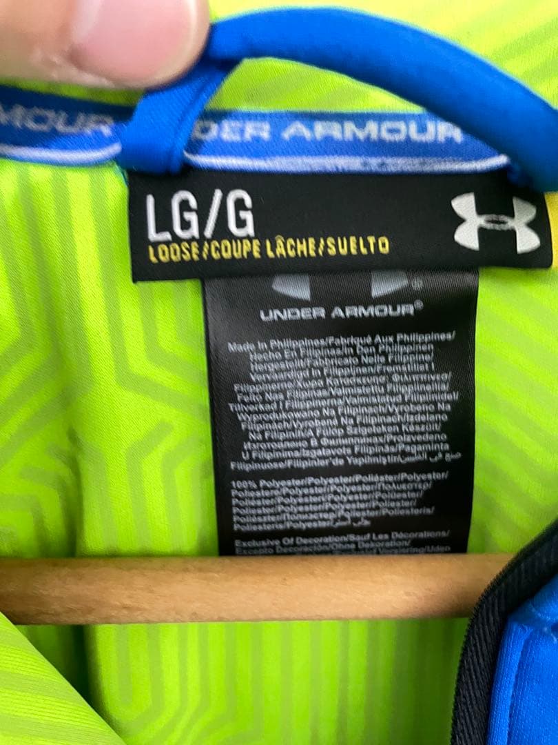 Under Armour ハーフジップジャケット M 青