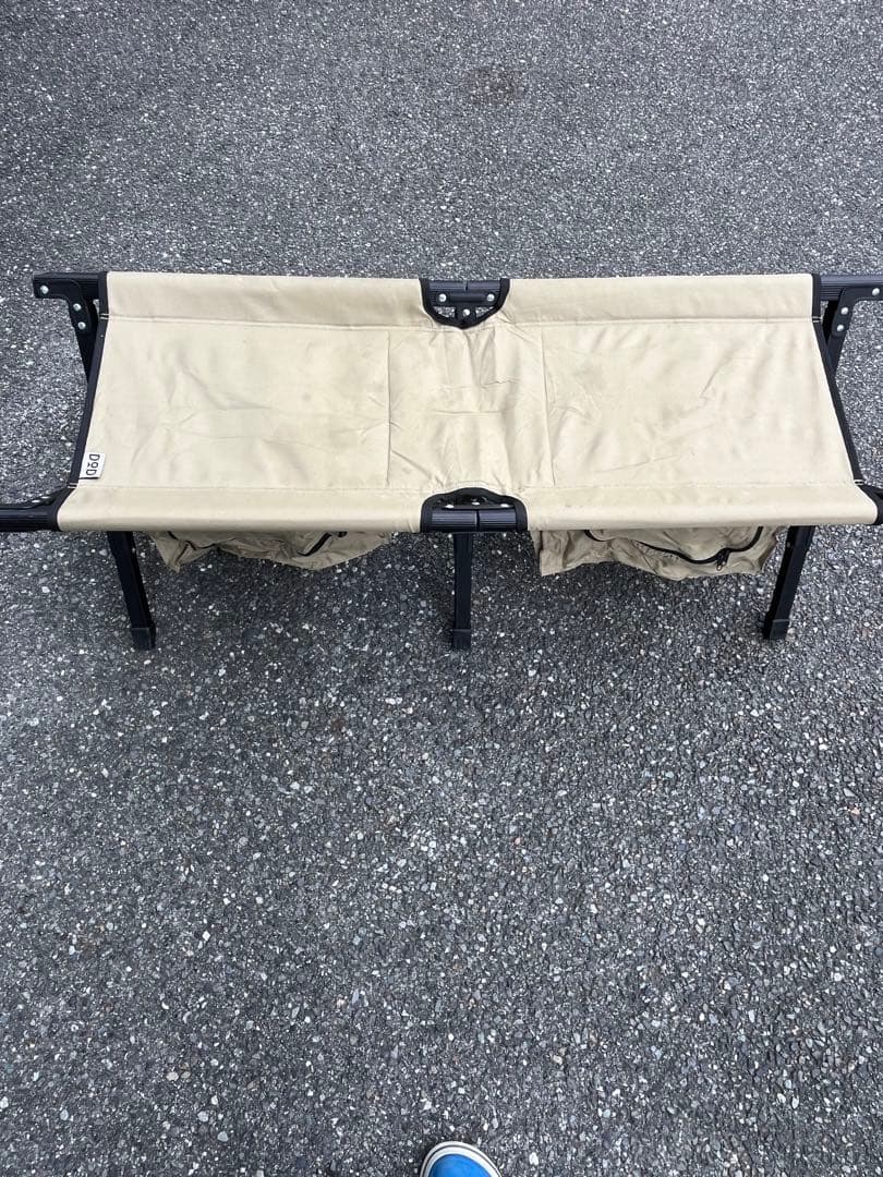 DoDストレージ折りたたみベンチ　ベージュ