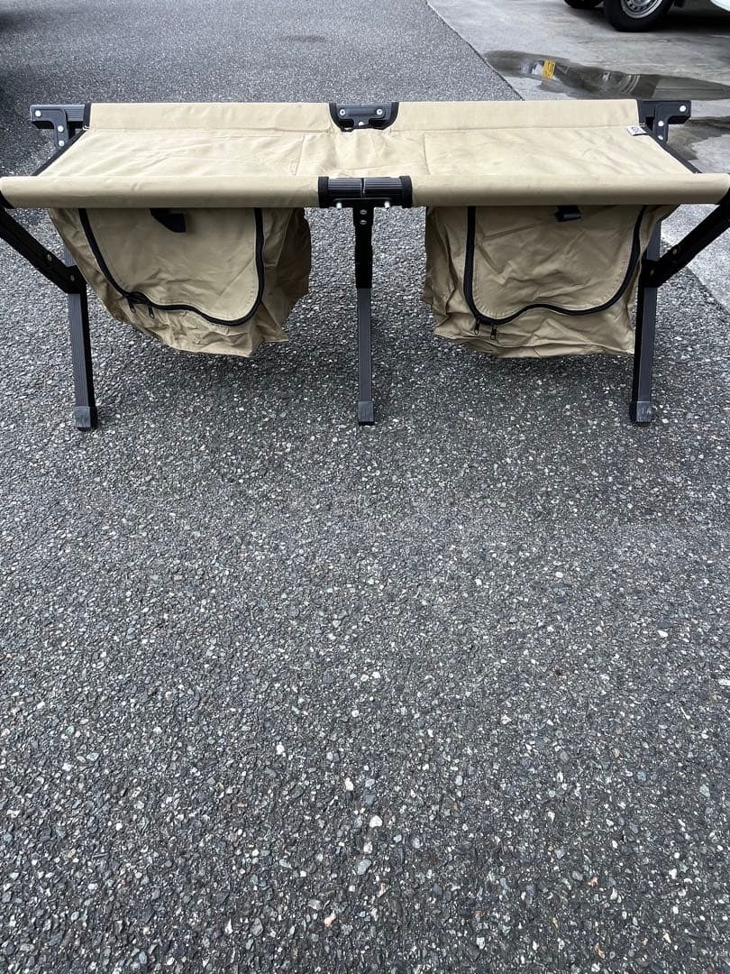 DoDストレージ折りたたみベンチ　ベージュ