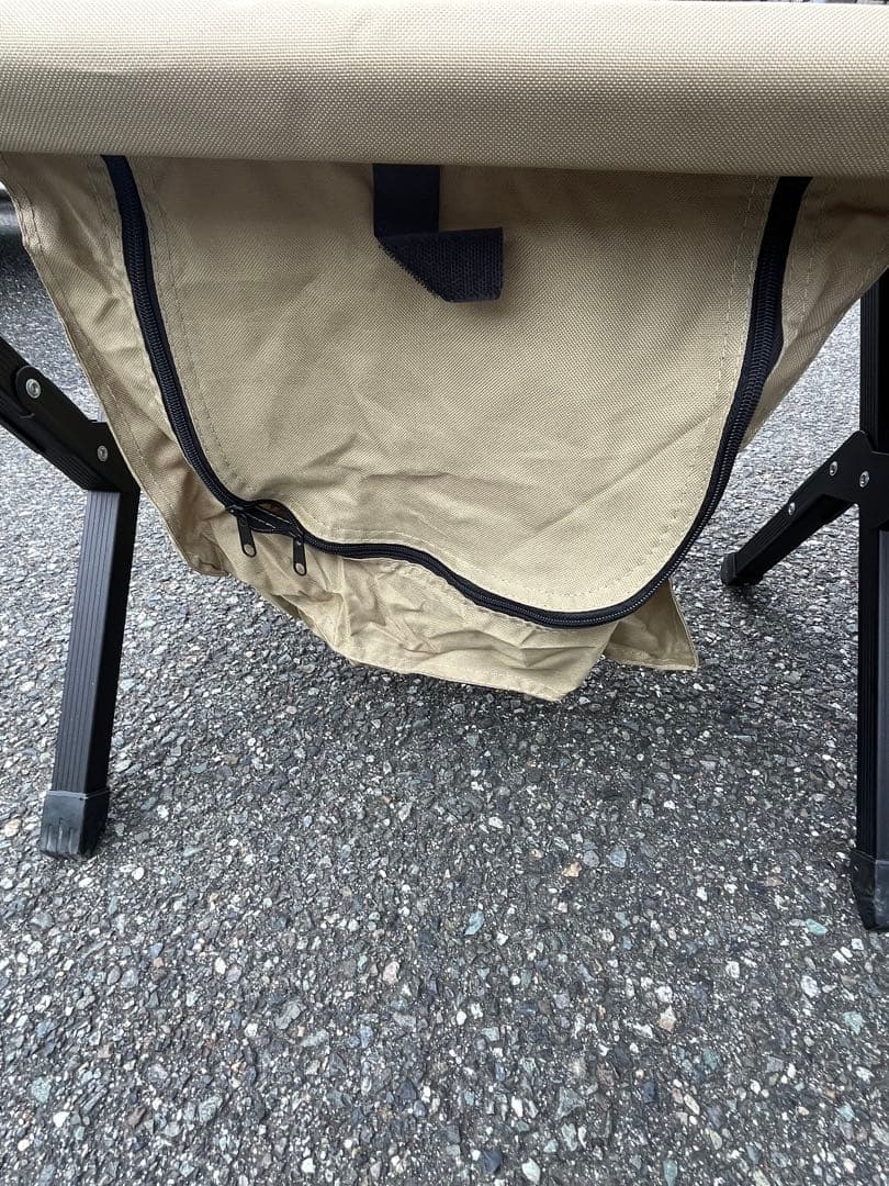 DoDストレージ折りたたみベンチ　ベージュ