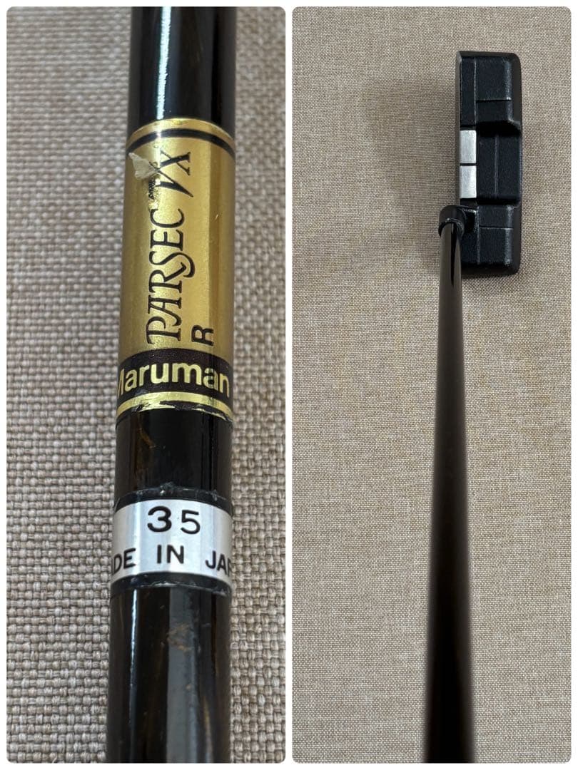 希少 日本製 カーボン フェイス面 マルマン パター maruman 35インチ