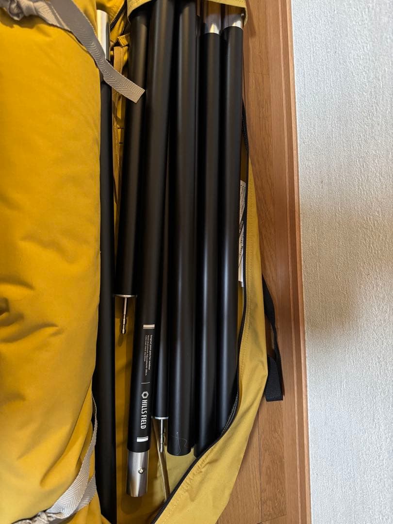 HILLS FIELD タープ、ポール