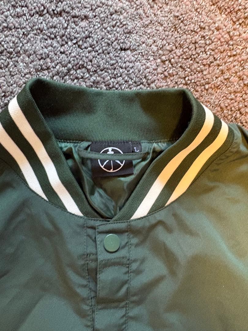 golfickers beams golfダークグリーン スタジャン Lサイズ