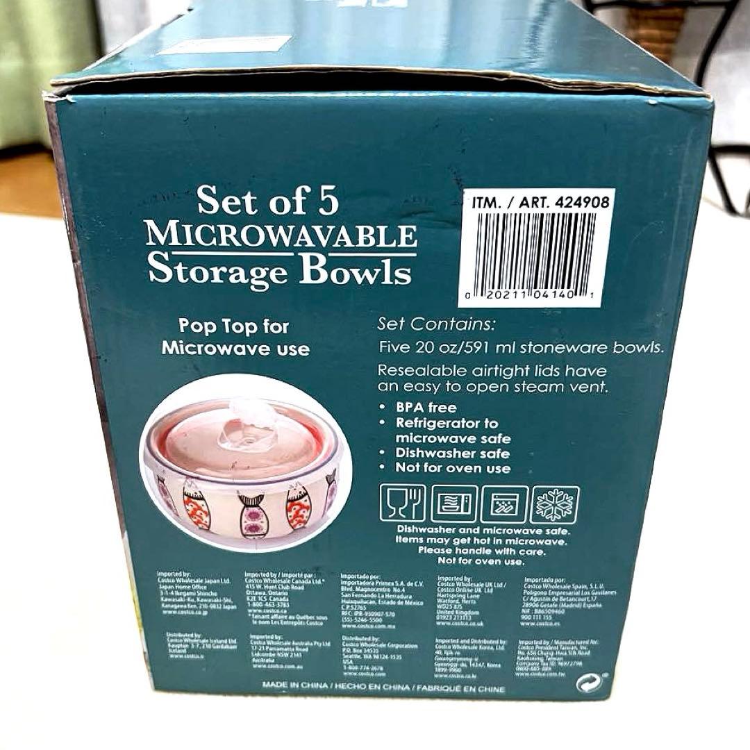 【電子レンジ対応】石器ボウル　5個セット