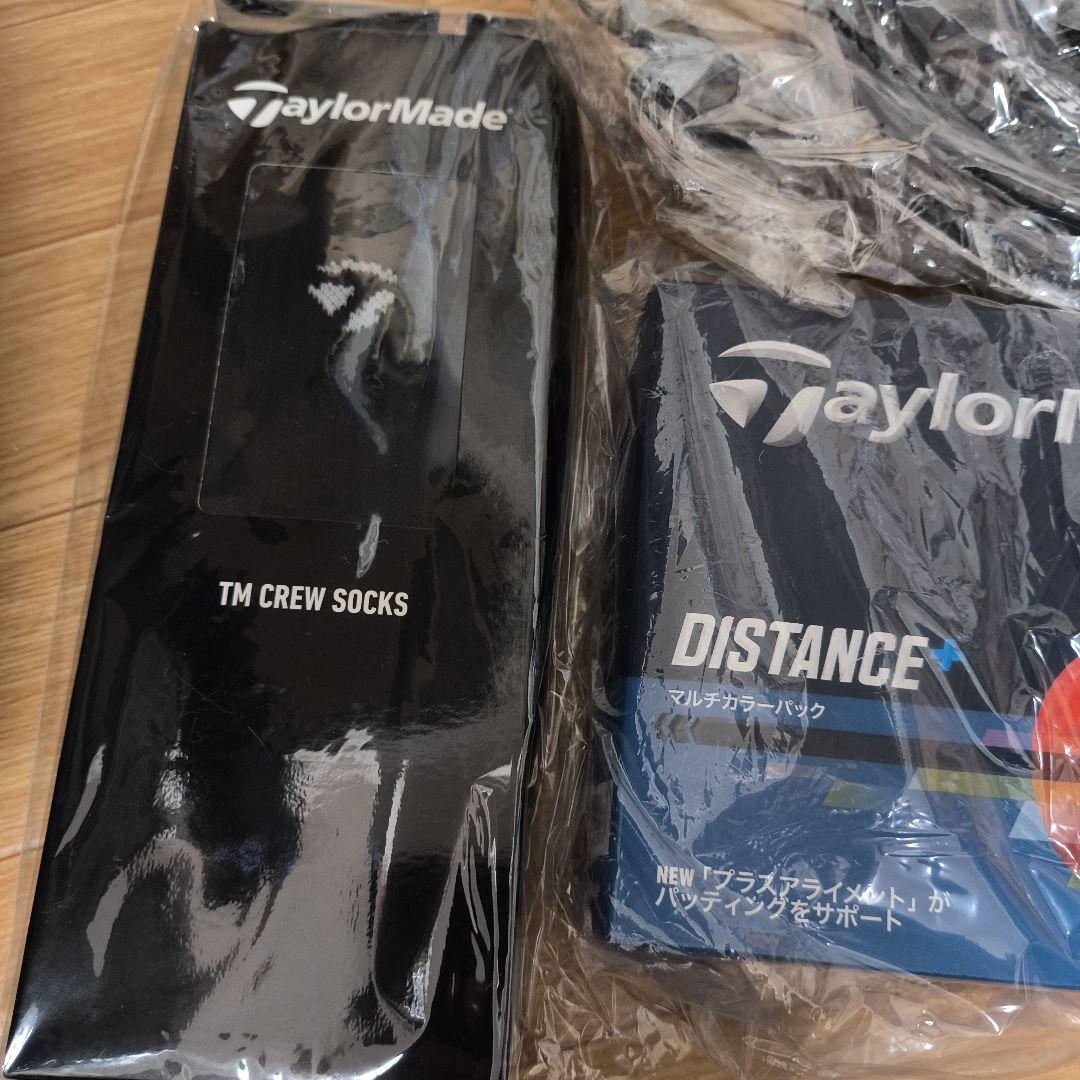 TaylorMade TM CREW SOCKS&DISTANCE＆ベルト2点