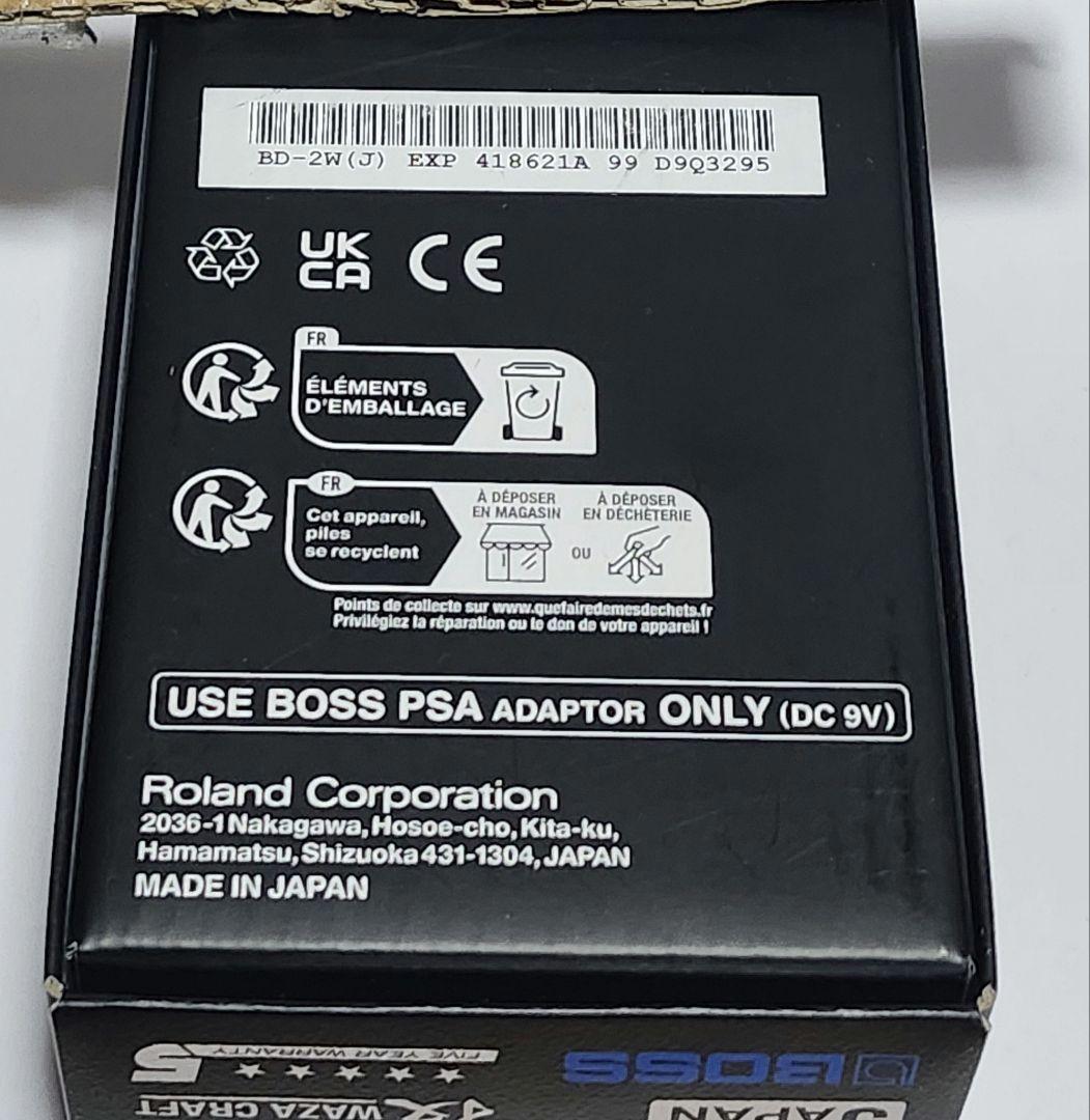 BOSS/ボス/BD-2W Blues D 技 Waza/エフェクター