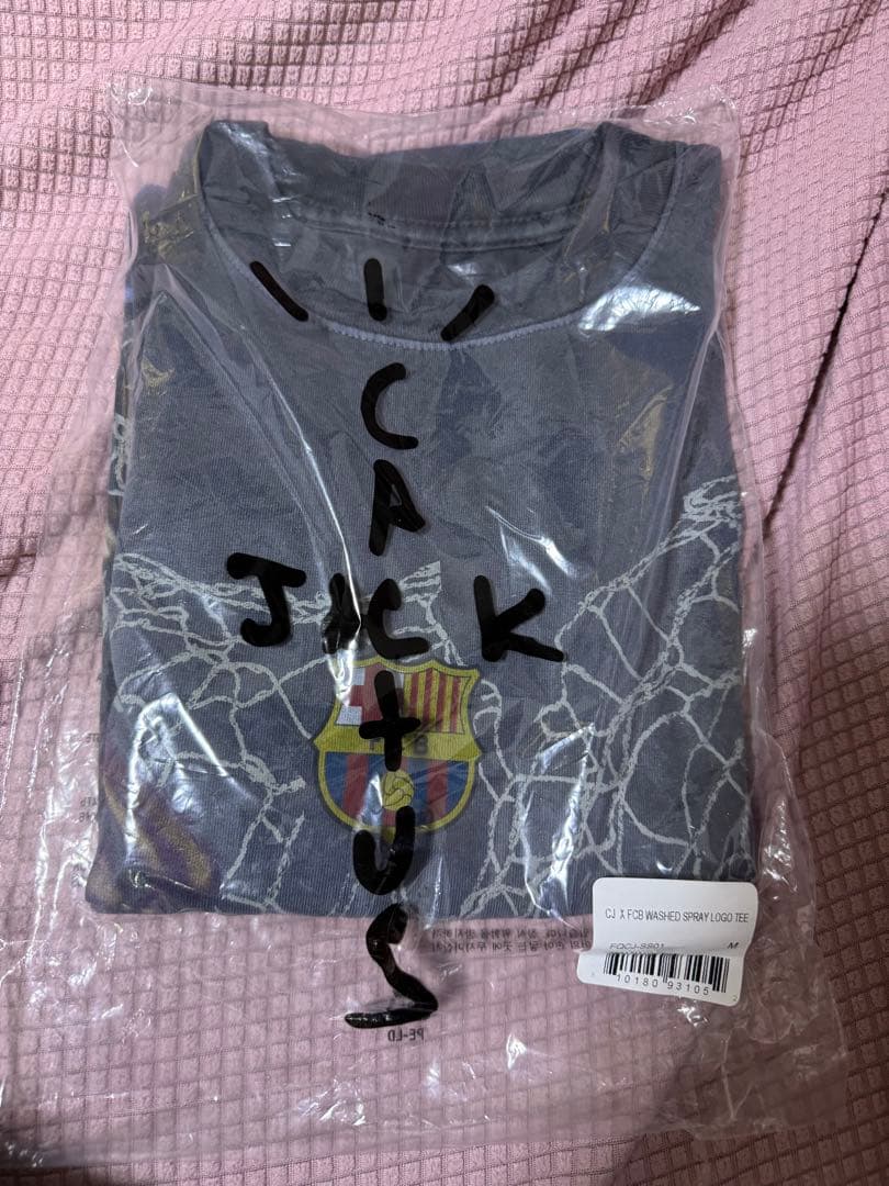 ウェア cactus jack FC Barcelona LOGO TEE
