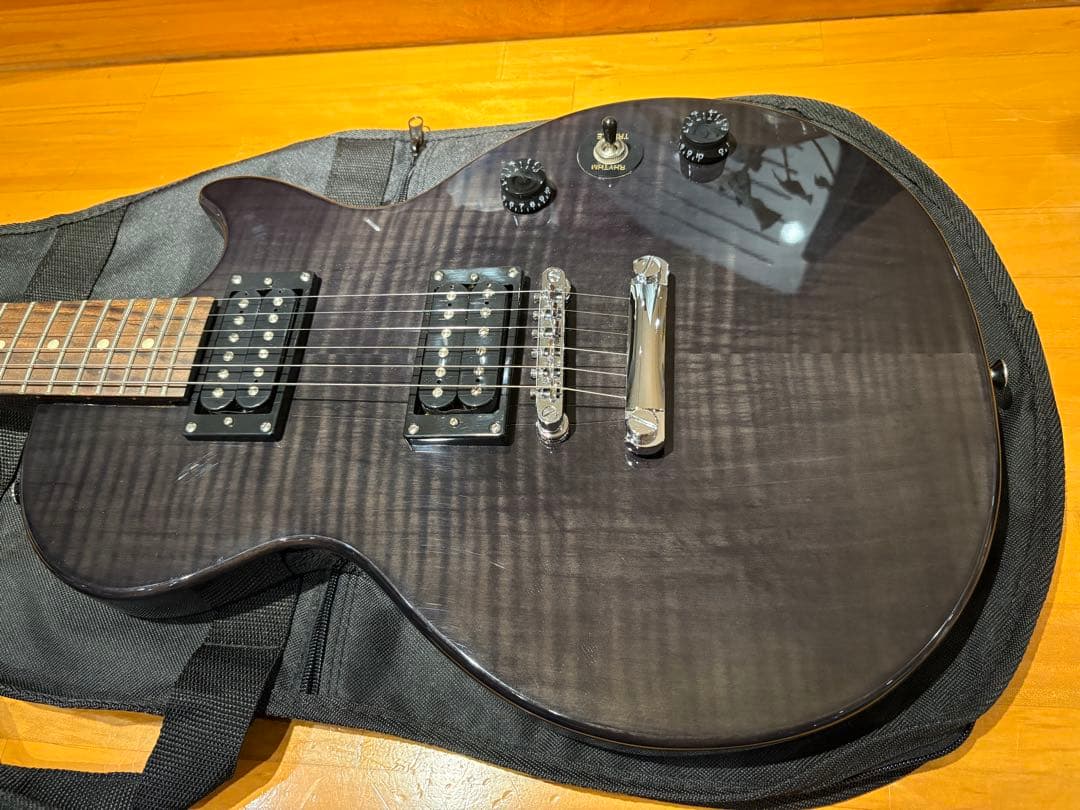 美品！　Epiphone LesPaul Special Ⅱ ブラック系トラ目
