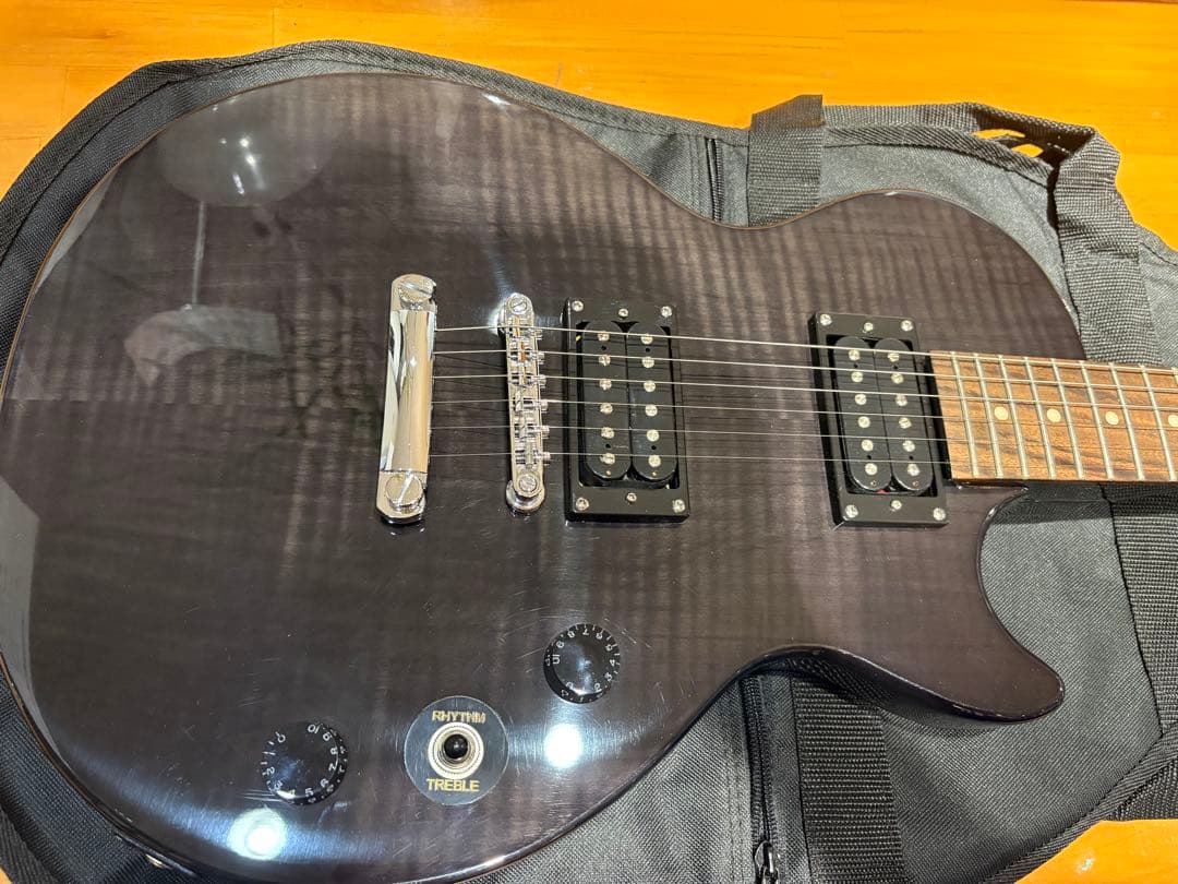 美品！　Epiphone LesPaul Special Ⅱ ブラック系トラ目