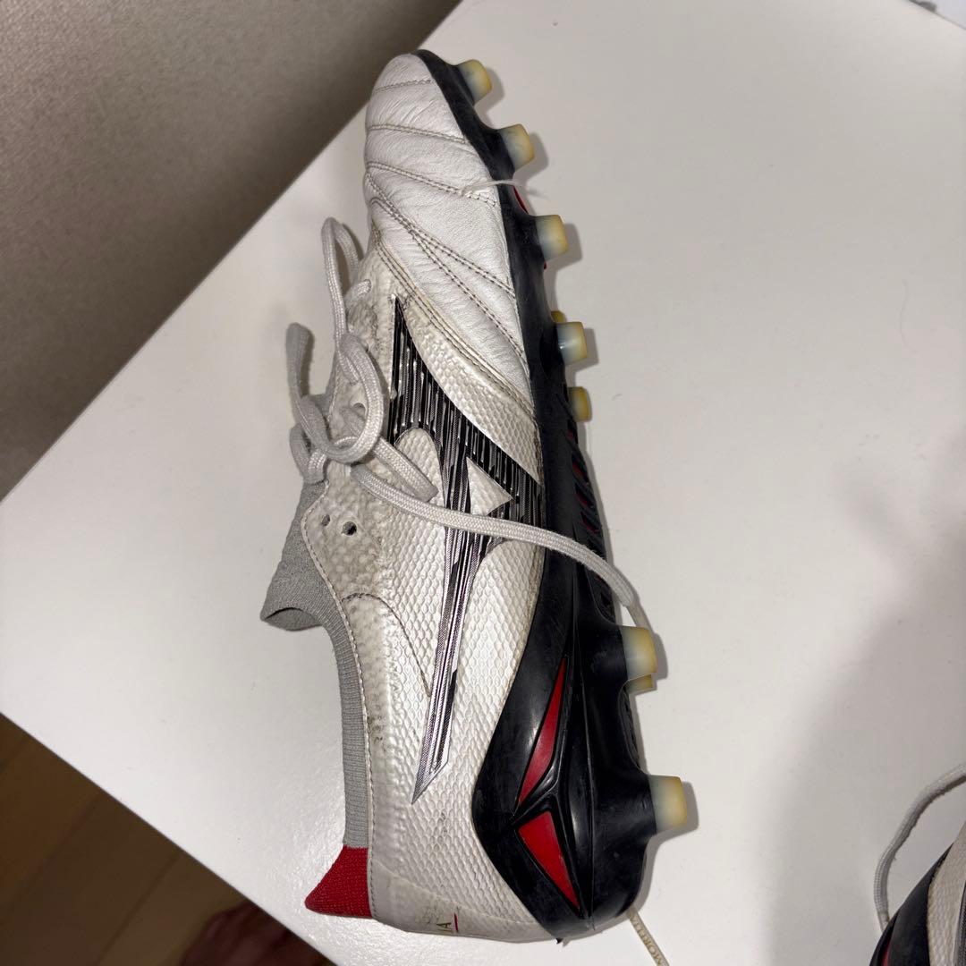 Mizuno サッカーシューズ スパイク ホワイト・レッド・ブラック