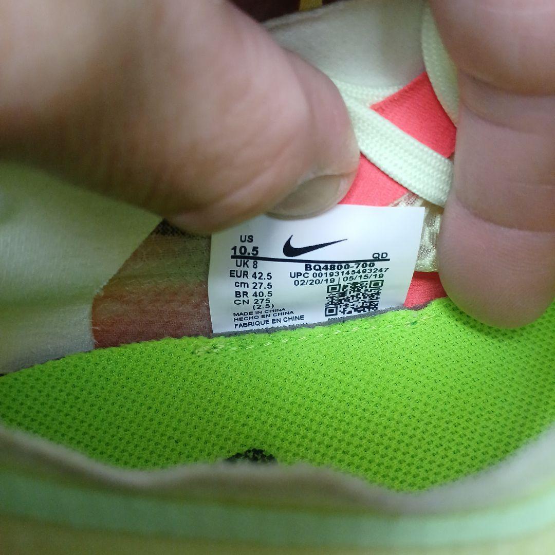 Nike スニーカー イエロー/オレンジ/グリーン27.5cm