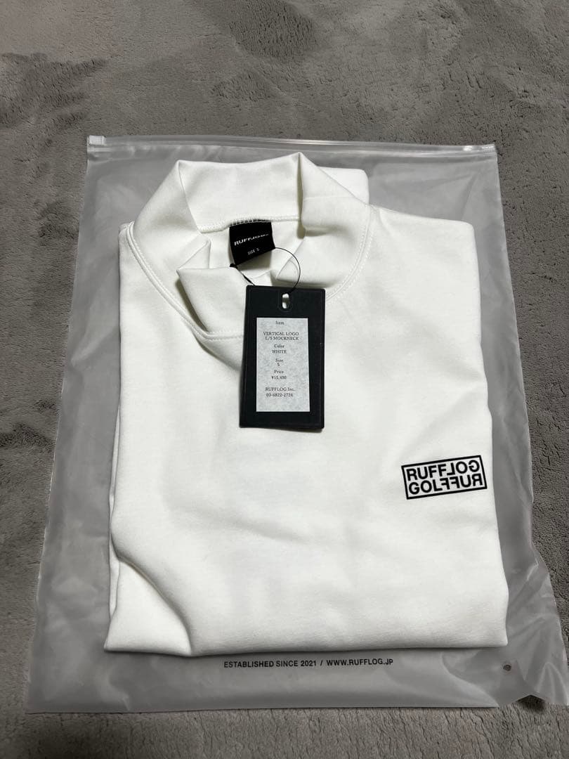 レディースウェア RUFFLOG VERTICAL LOGO L/S MOCKNECK sizeS