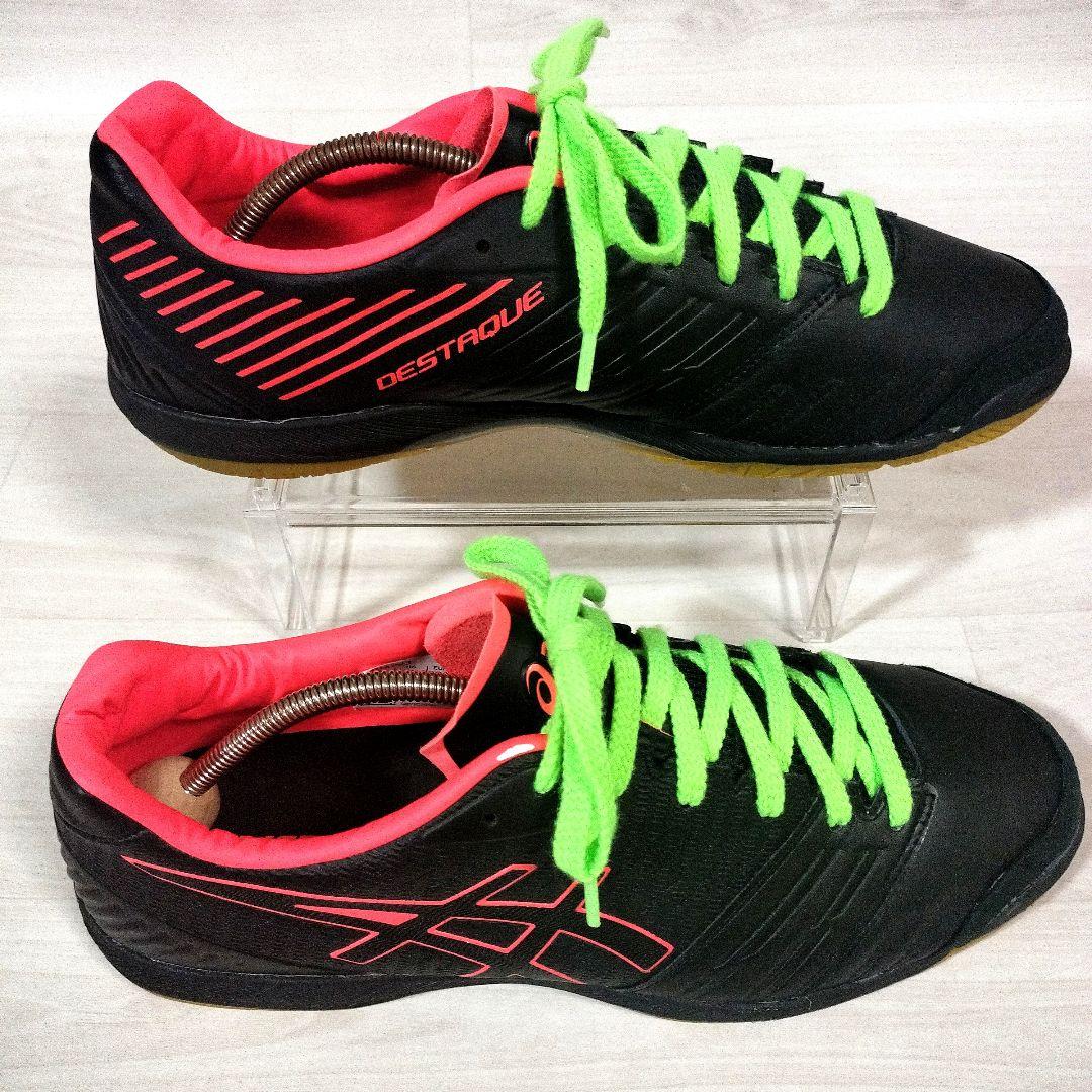 アシックス デスタッキ FF2 軽量 フットサルシューズ 28 黒 asics