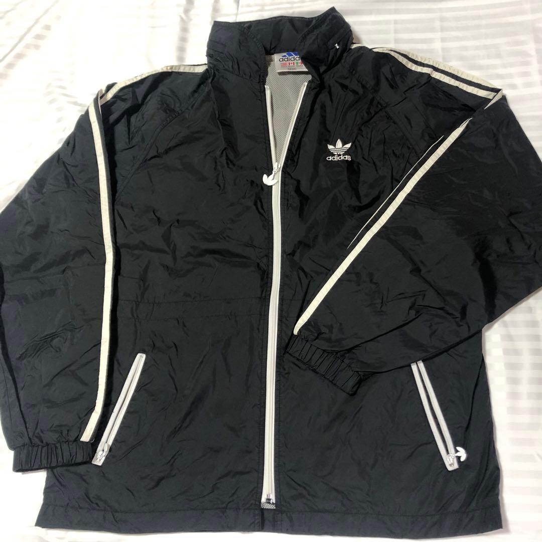 90s adidas ウィンドブレーカー　上下セット　ナイロン　ビンテージ