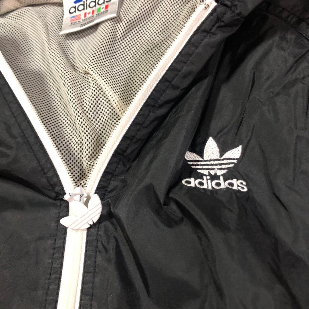 90s adidas ウィンドブレーカー　上下セット　ナイロン　ビンテージ